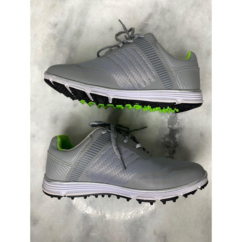 Etonic Mens 8.5 Spikeless Stabilite Golf Shoes Grey Lime Green Athletic Sneakers